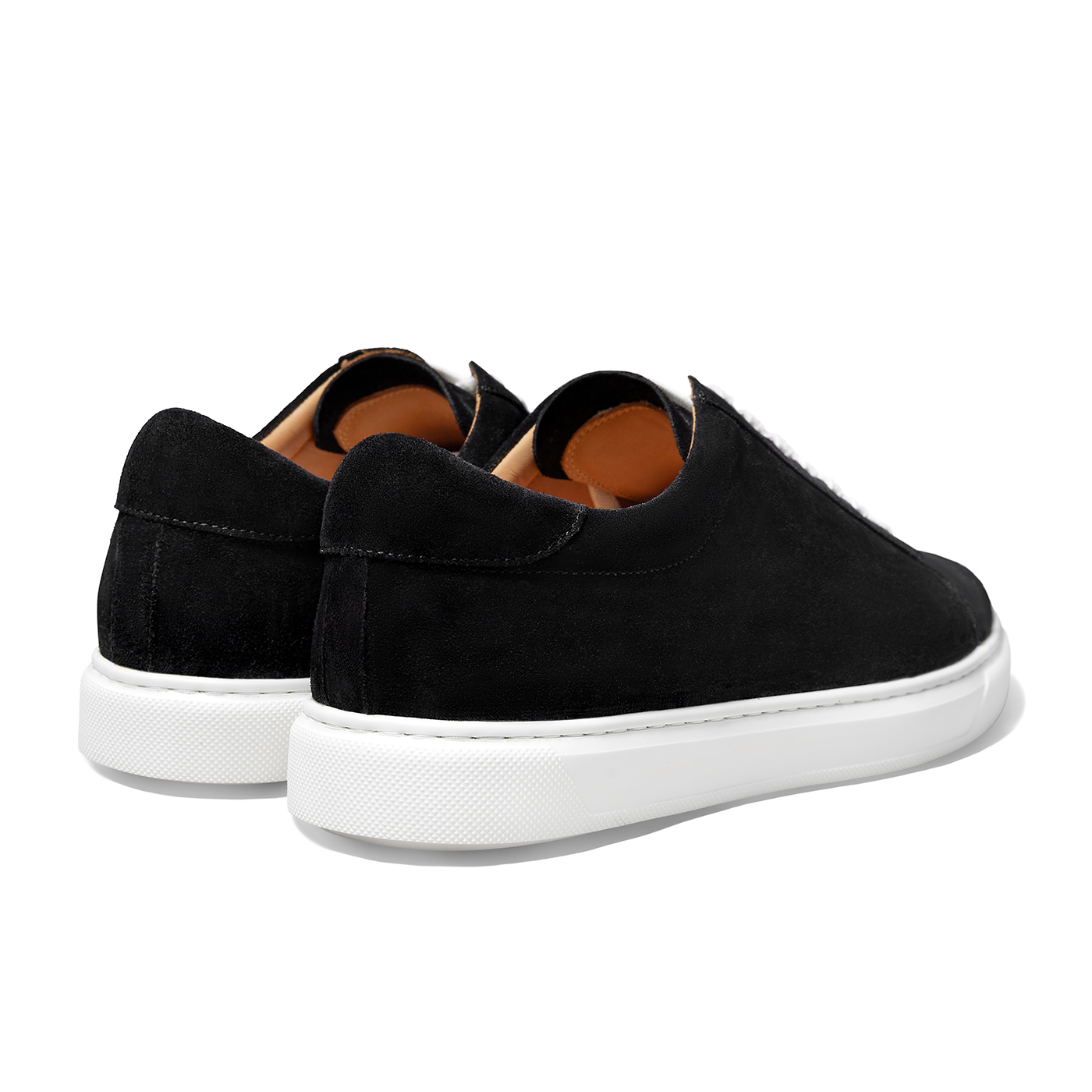 THOM WILLS Suede Casual Shoes Low top Skateboard Shoes Men's Black