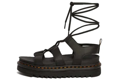 Dr.Martens Nartilla Leather Roman Sandals 2.2cm Women's Black