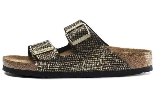 Birkenstock Arizona Snakeskin-effect Sandals