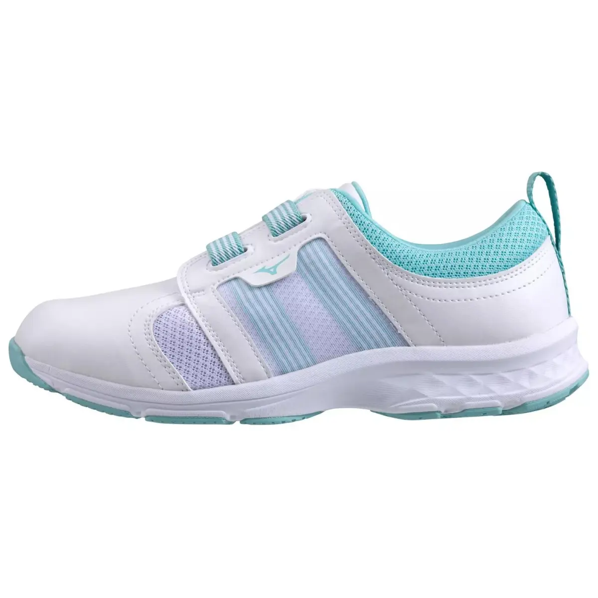 Mizuno Slip Resistant Abrasion Resistant Slip Resistant Abrasion Resistant Low top Casual Shoes Women's White Blue