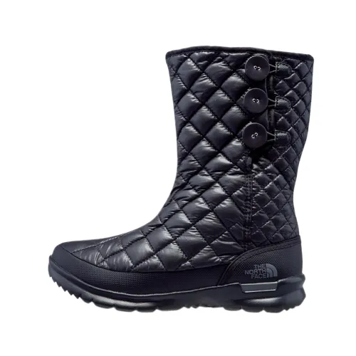 THE NORTH FACE ThermoBall High top Casual Shoes Women's Black Gray