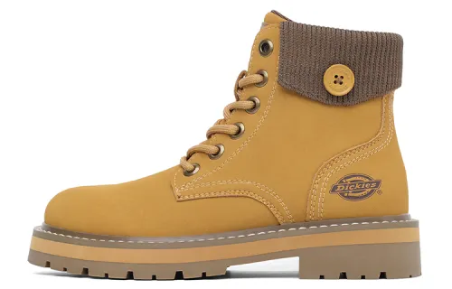 Dickies Short Mid Calf Combat Boots Women's Earth Yellow