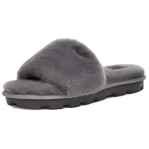 UGG Odor Resistant, Abrasion Resistant Slide Slippers Women's Charcoal Gray