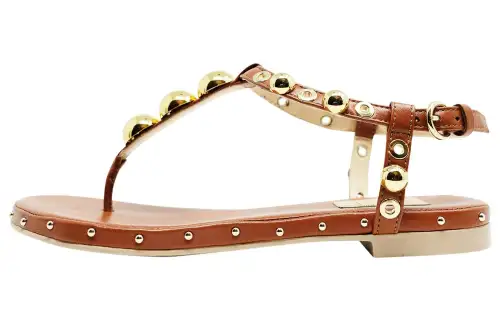 AGL Studded T bar Strap Sandals Women's