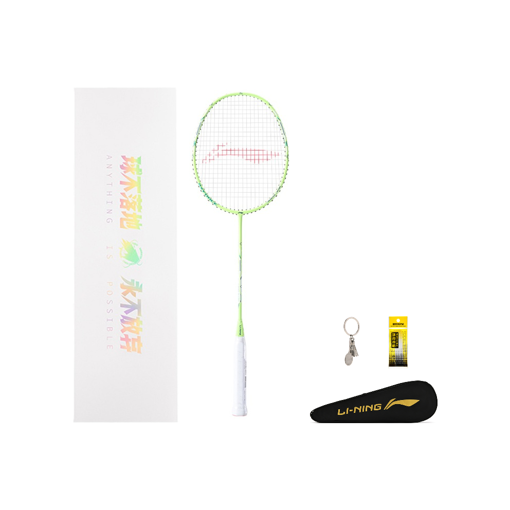 Li Ning Thunder Mini Cannon Badminton Rackets Offensive Type Heavy Head, Stiff Shaft Entry level 675mm Unisex