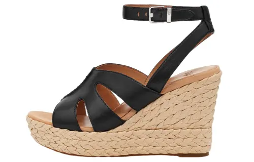 UGG Braided-wedge Heeled Sandals