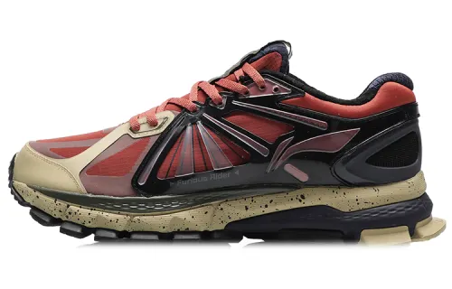 Li Ning Furious Rider ACE Element Low top Casual Shoes Women's Reddish Umber Paris Fashion Week