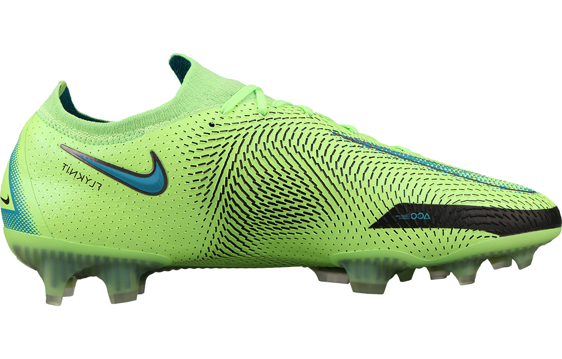 Мужские футбольные бутсы Nike Phantom GT Elite (кислотно-зеленые) — фото 2