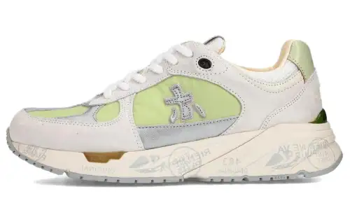 PREMIATA Low top Casual Shoes Women's White Green
