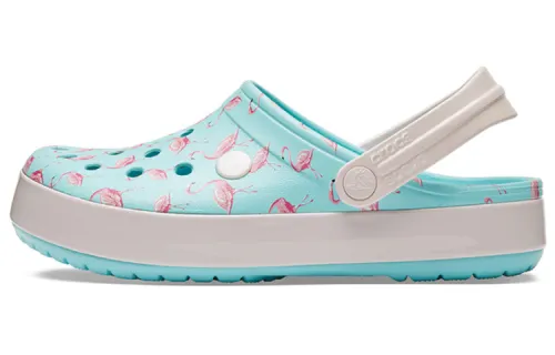 Crocs Classic Clog Pattern Crocs Beach Ice Blue Sandals