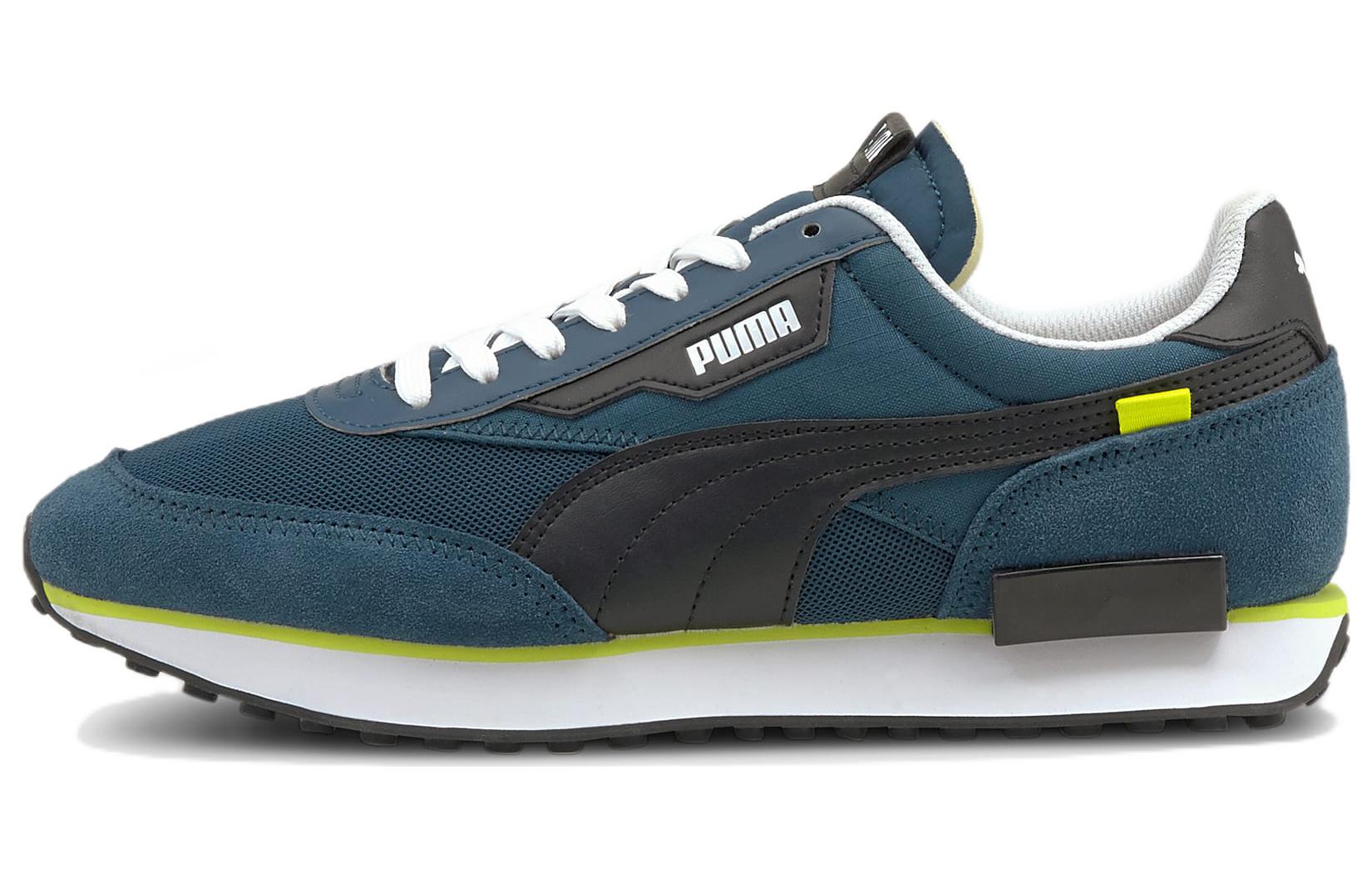 PUMA Future Rider Casual Shoes Unisex Low Top Blue/Green/White