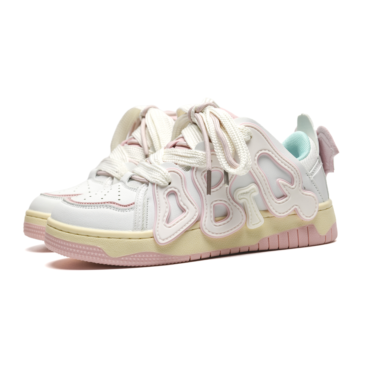 T628 Puffy Shoes Low top Platform Skateboard Shoes Unisex Box Included
