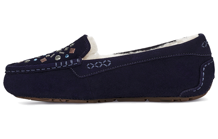 UGG Ansley Stud 2 Rivets Slip On Navy Women's