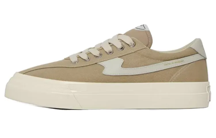 Stepney Workers Club Canvas Low top Skateboard Shoes Unisex Light Beige