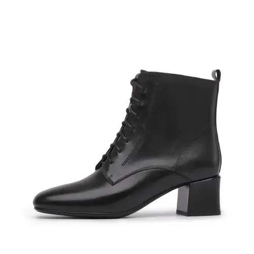 Chrisdien Deny Cow Leather Ankle Boots Women's Black