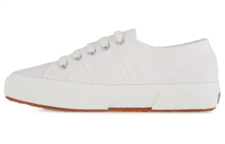 SUPERGA Slip Resistant Abrasion Resistant Low top Casual Shoes Women's White