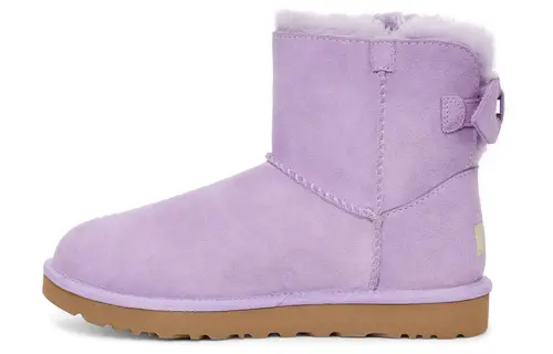 UGG Suede Bow Mini 'Purple' Women's