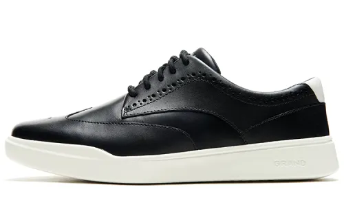 COLE HAAN Top Grain Cow Leather Casual Shoes Men's Black
