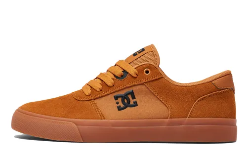 DC Shoes Teknic Slip Resistant Cushioning Abrasion Resistant Low top Skateboard Shoes Unisex Brown