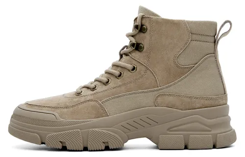 Dickies Short Mid Calf Combat Boots Women's Light Brown