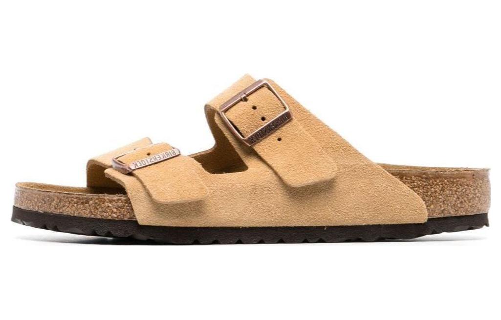 Мужские шлепанцы Birkenstock (песочно-бежевые)