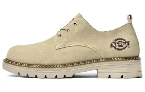 Dickies Cow Split Leather Abrasion Resistant Cushioning Ankle Length Outdoor Boots Men's Khaki