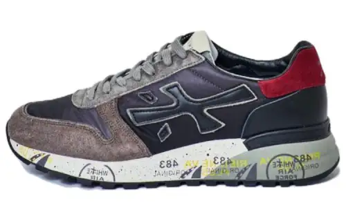PREMIATA Mick Low top Casual Shoes Men's Black Purple