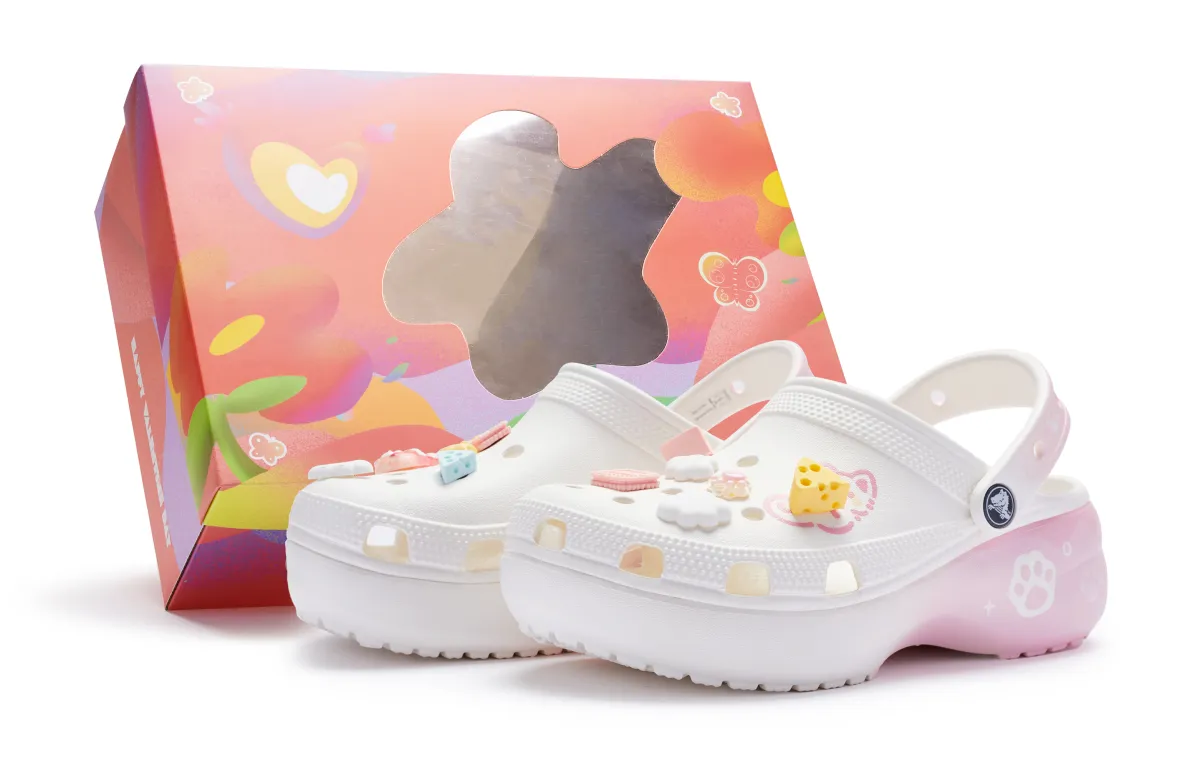 Crocs Classic Platform Clog 811 Manufacturing Clogs Women's White