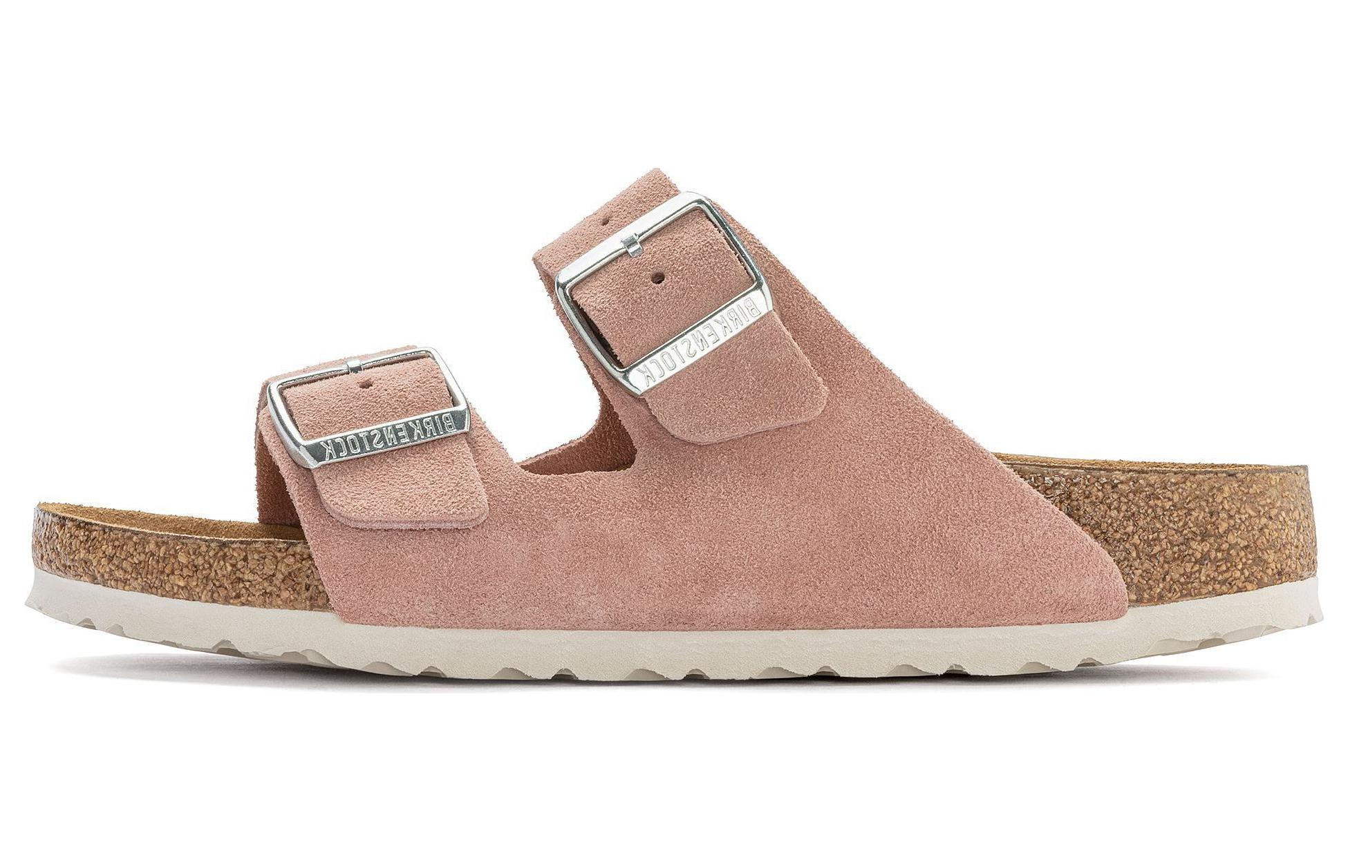 Женские шлепанцы Birkenstock (розовые)