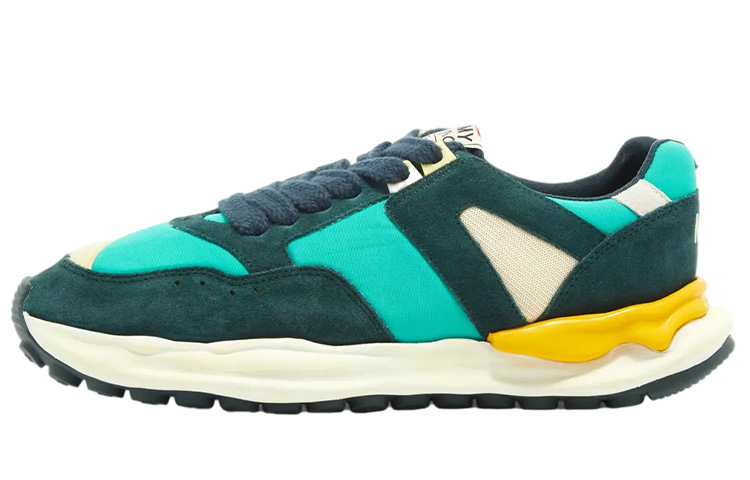 Nigel Cabourn x MIHARA YASUHIRO Abrasion Resistant Low top Sports Casual Shoes Men's Green