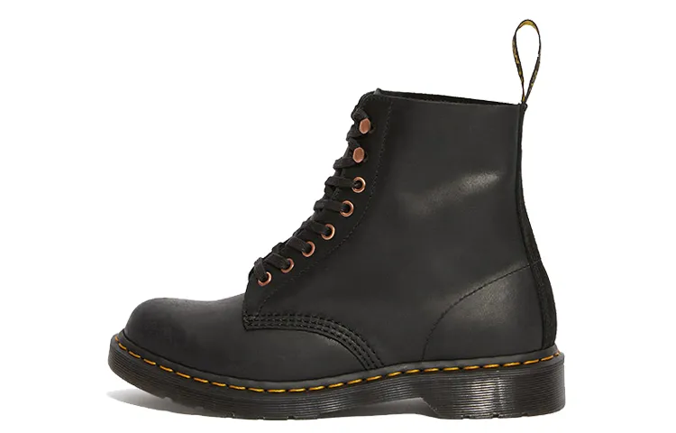 Dr.Martens 1460 Leather Short Combat Boots Unisex Black
