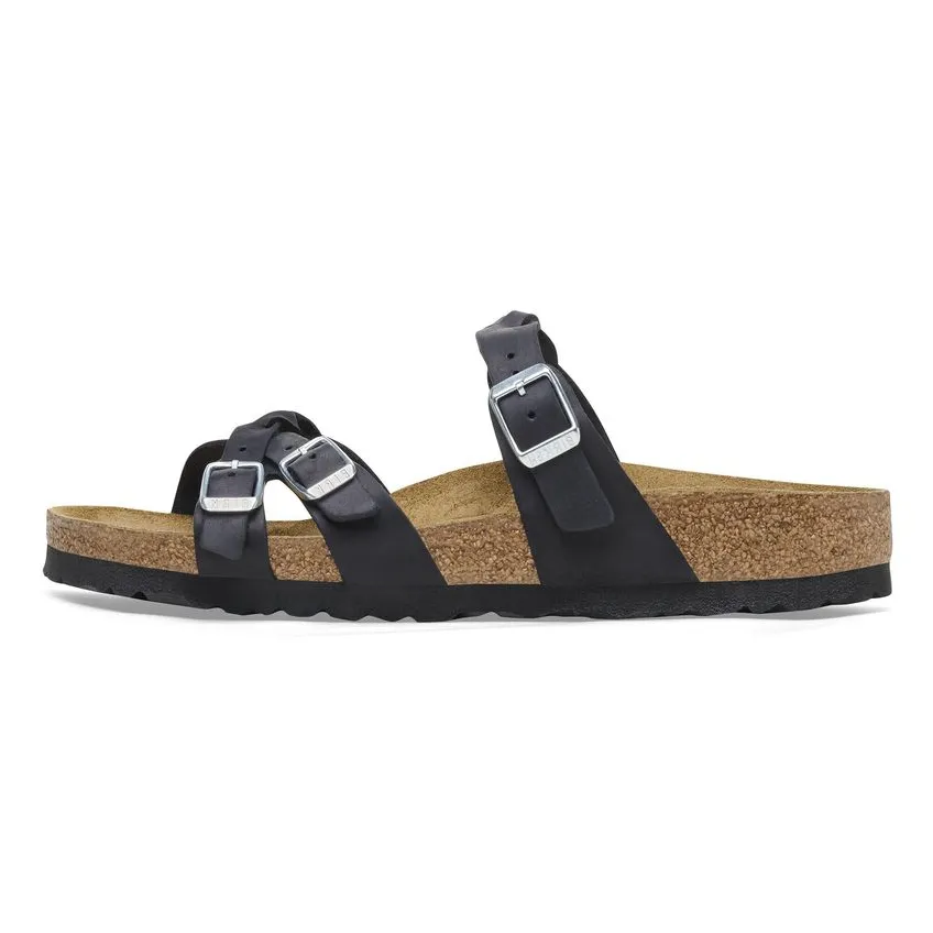Birkenstock Franca Braided EVA Slip Resistant Slip Resistant Slide Slippers Women's Black Narrow