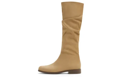 CHARLES&KEITH Small Ck Layered Knee High Boots 2.3CM Women's