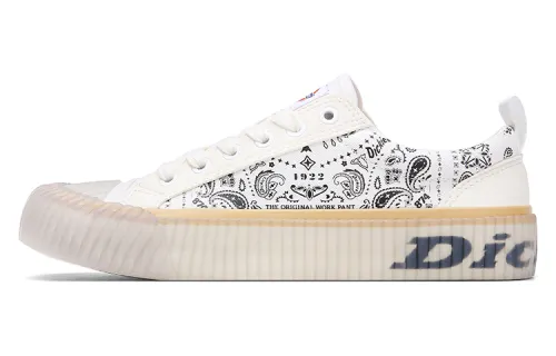 Dickies Slip Resistant Abrasion Resistant Low top Canvas Shoes Men's Beige