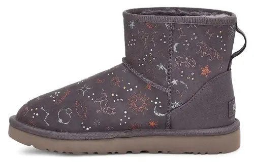 UGG Classic Zodiac Mini Snow Boots Purple Women's
