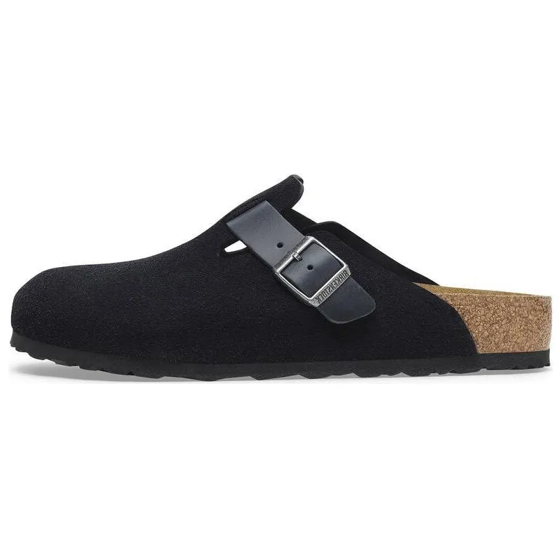 Birkenstock Boston BS Abrasion Resistant Abrasion Resistant Closed Toe Slippers Men's Marine Blue Regular