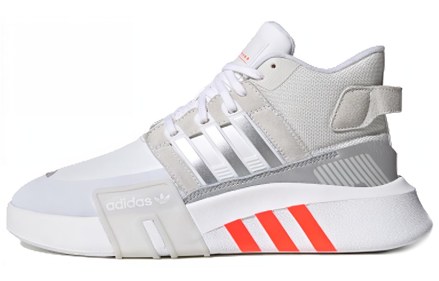 Женские кроссовки adidas adidas originals Eqt Bask Adv V2 (бело-серо-серебристые)