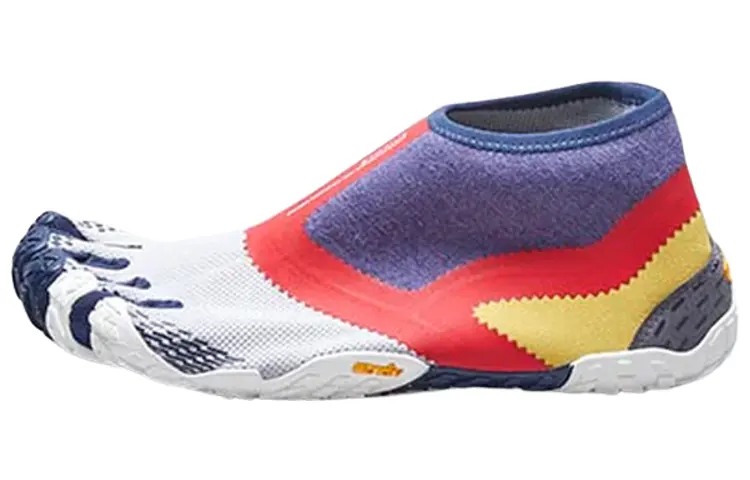 Suicoke Five Fingers Shoes Polyester Slip on Slip Resistant Mid top Sports Casual Shoes Men's Marine Blue
