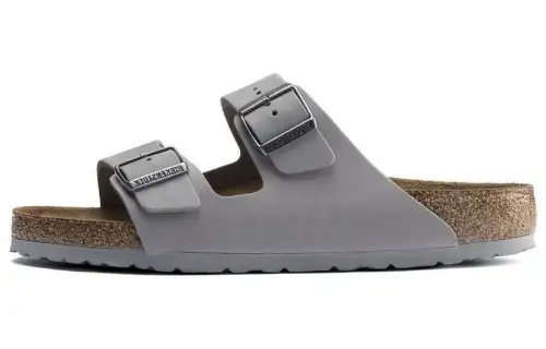 Birkenstock Arizona Leather Stylish Sandal Unisex Gray