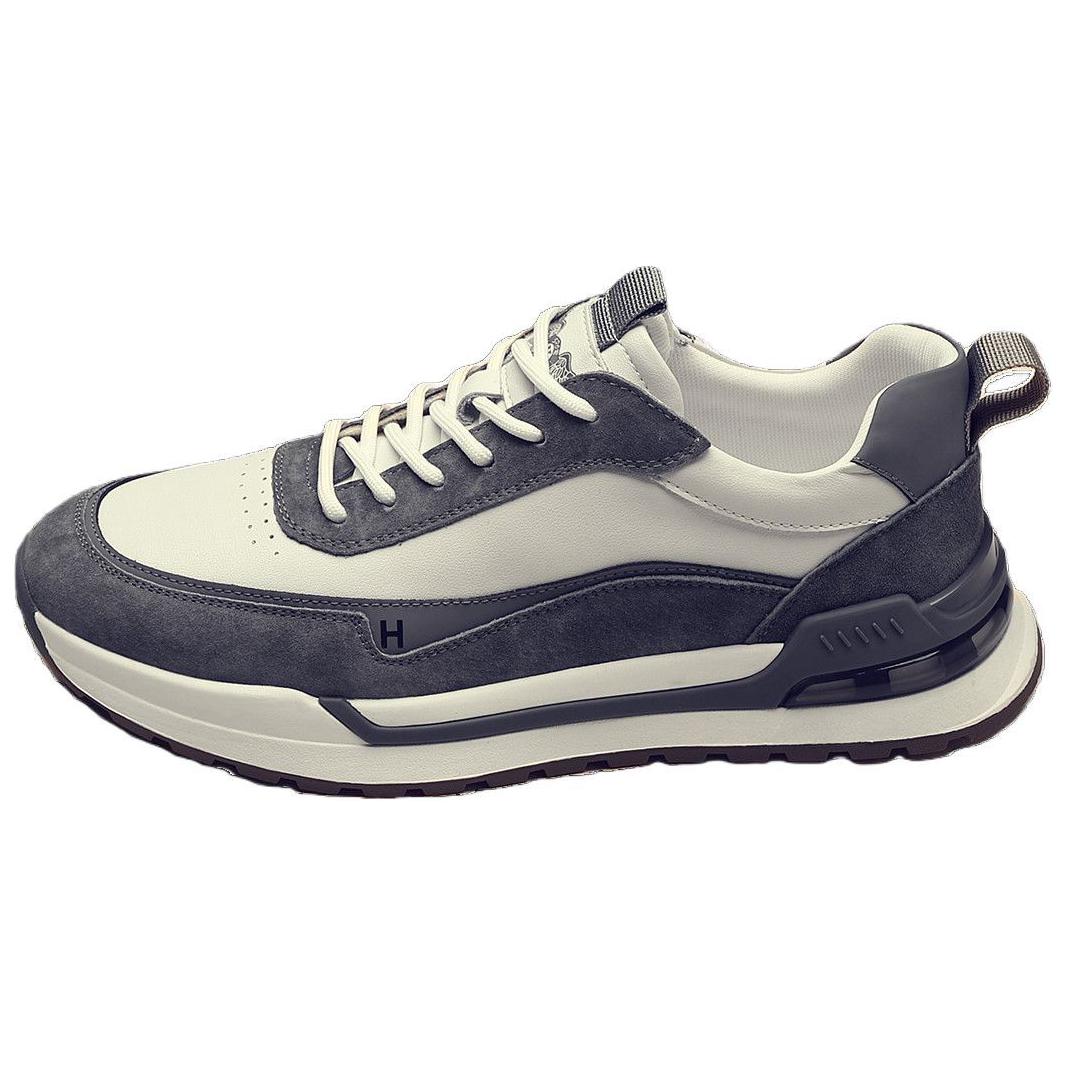 JANE HARLOW Synthetic Leather Low top Casual Shoes Men's White Gray