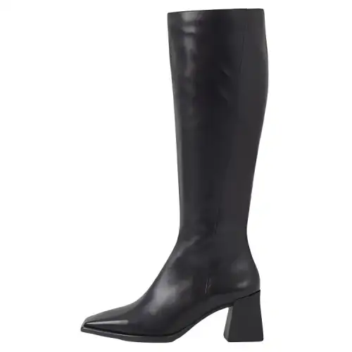 VAGABOND SHOEMAKERS Leather Knee high Boots 7cm Women's Black