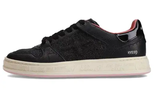 PREMIATA Leather Low top Skateboard Shoes Women's Black