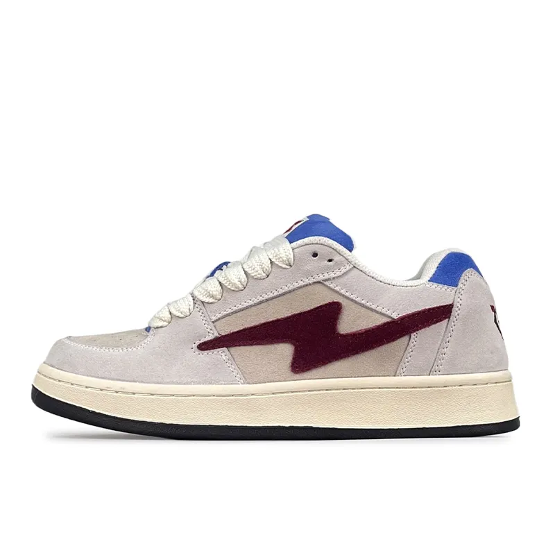 LuzaoT SUPER DRAG Low top Skateboard Shoes Unisex Beige