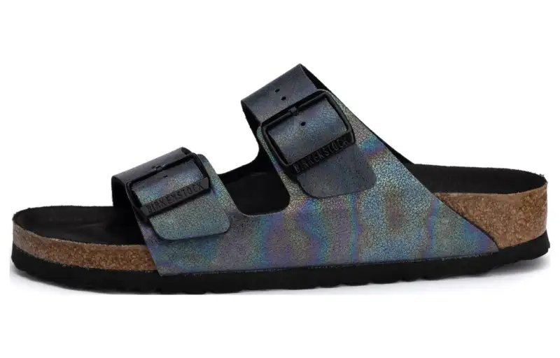 Birkenstock Arizona Microfiber Black Iridescent Women's