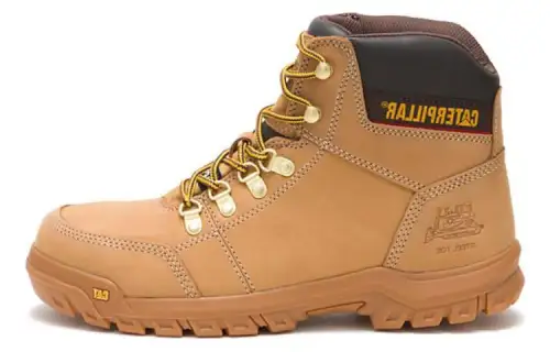 CAT Leather Abrasion Resistant Cushioning Thermal Abrasion Resistant Cushioning Thermal Crew Outdoor Boots Men's