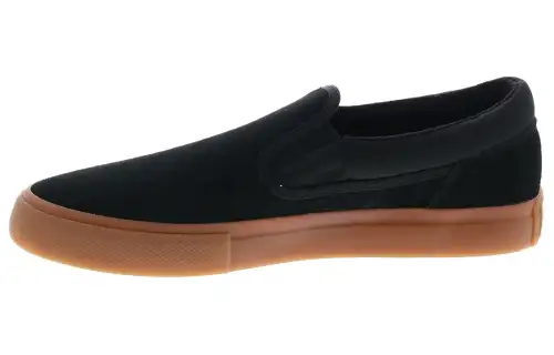 DC Shoes Slip Resistant Cushioning Low top Skateboard Shoes Men's Black Brown