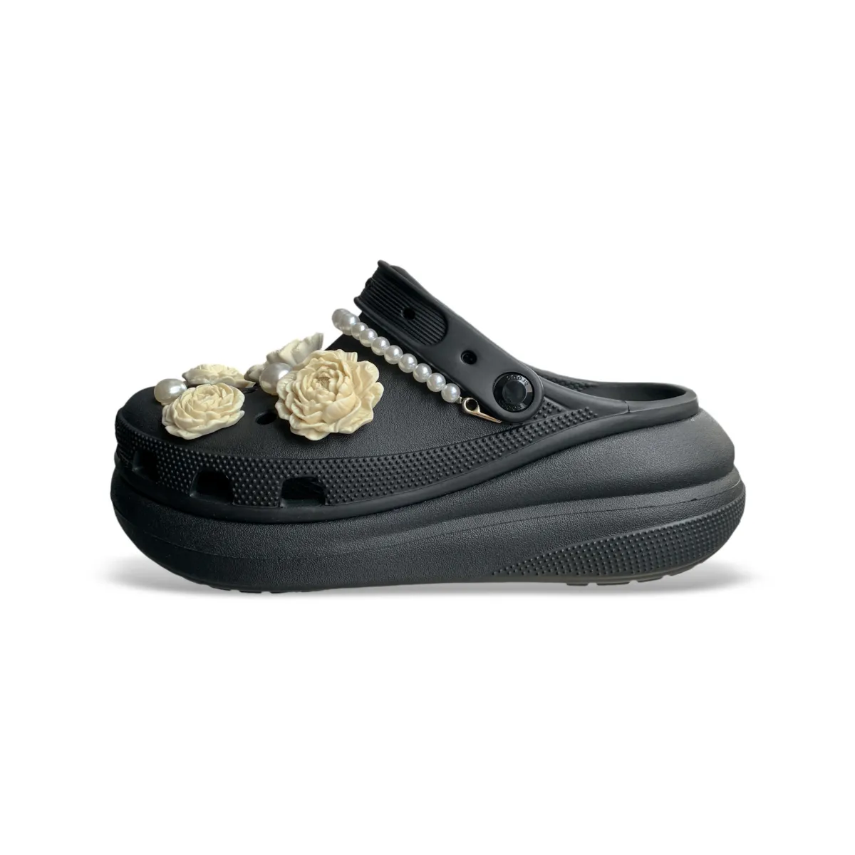 Crocs Classic Crush EVA Clogs Unisex Black