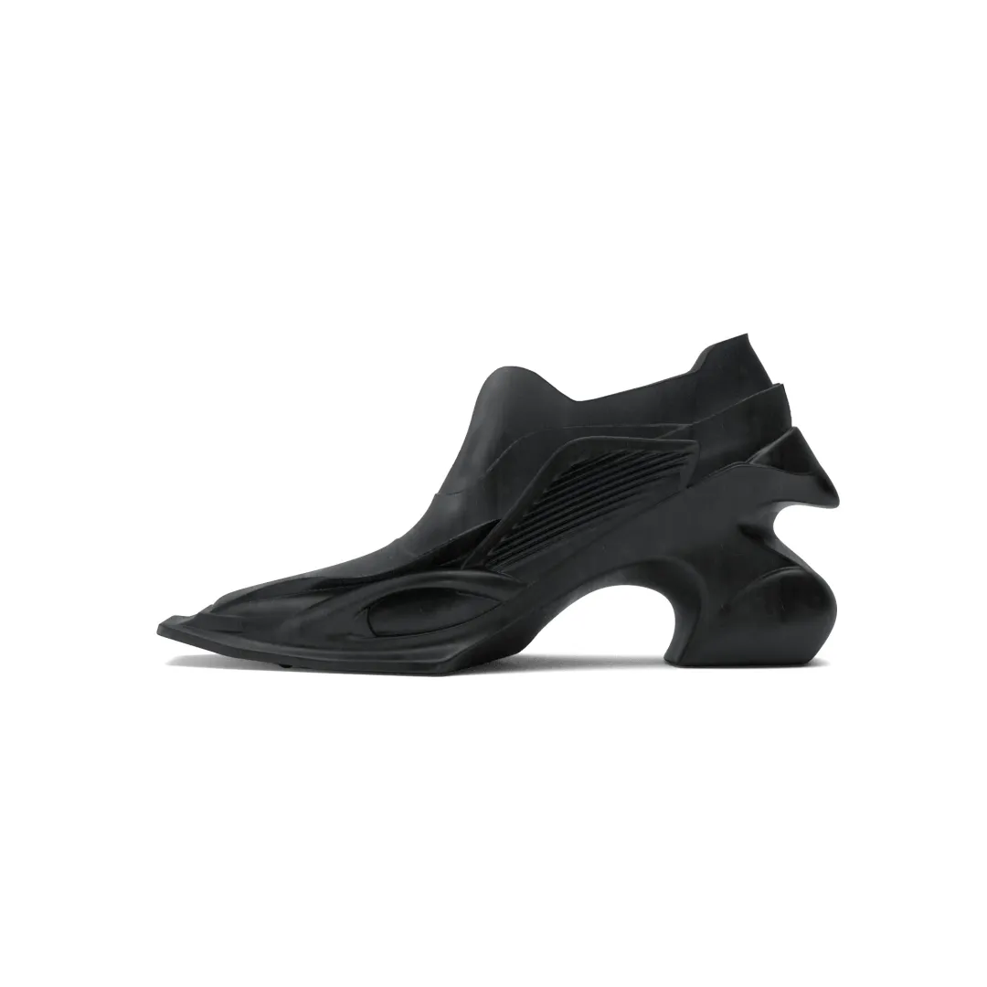 Scry Eclipse Pu Wedge Heel High Heels Women's Black