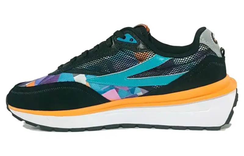 FILA Renno Premium Low top Casual Shoes Men's Black Blue