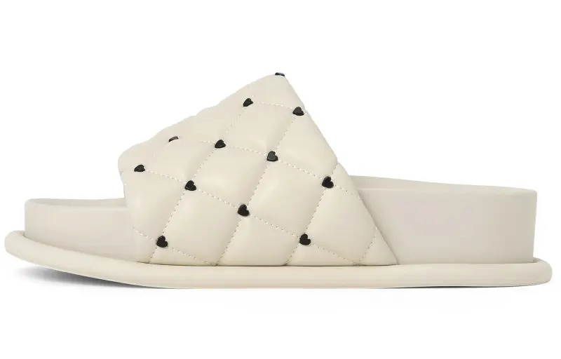 CHARLES&KEITH Pu Slide Slipper 4.5cm Women's Solid Color